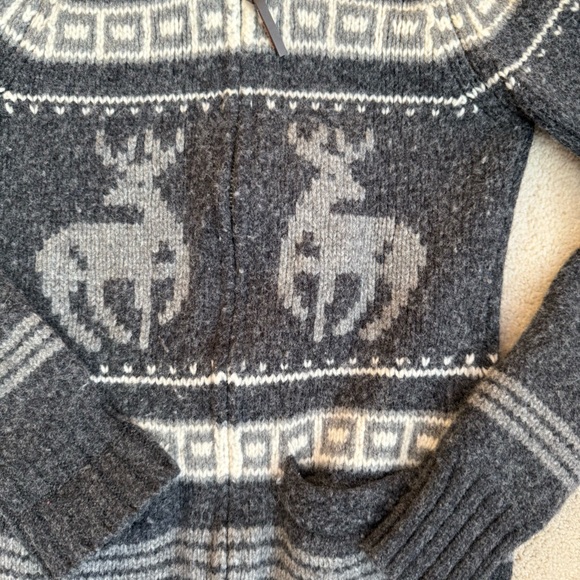 Aritzia TNA Cowichan Y2K wool sweater charcoal - Picture 3 of 11